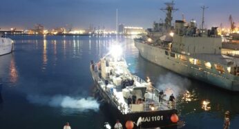 Schimb de ștafetă a navelor care supraveghează frontierele Europei din Marea Egee