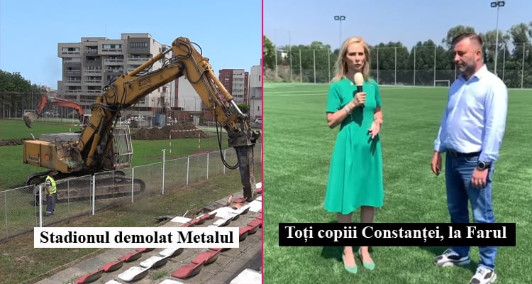 Diversiunea Primăriei Constanța în scandalul demolării stadionului Metalul