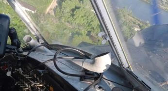 Dezinsecție cu un avion militar, la Năvodari