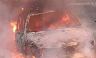 incendiu autostrada