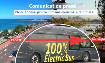 PNRR transport ecologic Eforie Techirghiol