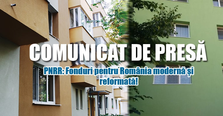 PNRR comunicat reabilitare termica blocuri