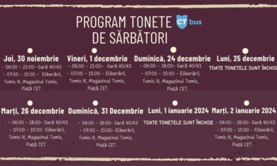 Program tonete sarbatori ()