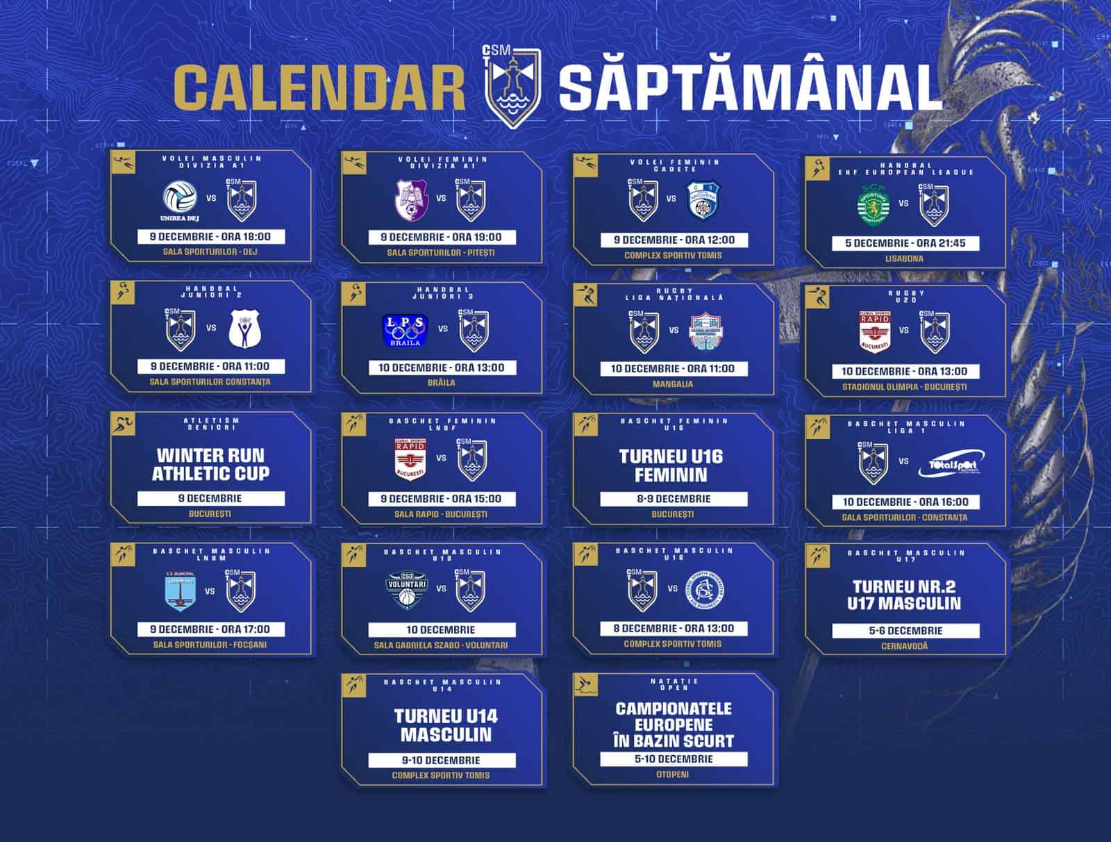 calendar csmct w dec