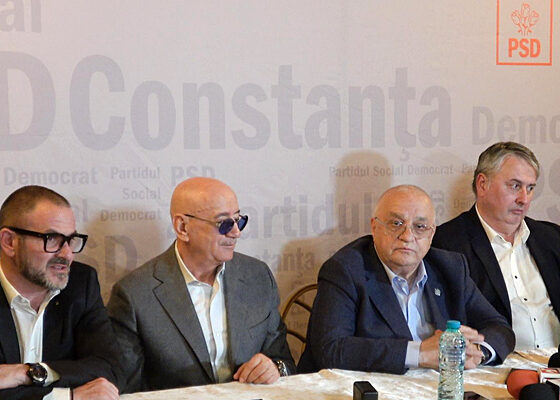 Conferinta PSD Horia Constantinescu si Catalin Grasa candidati