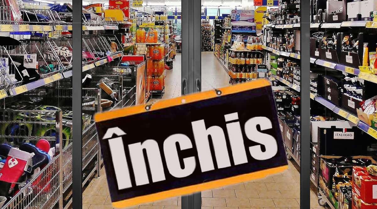 supermarket inchis