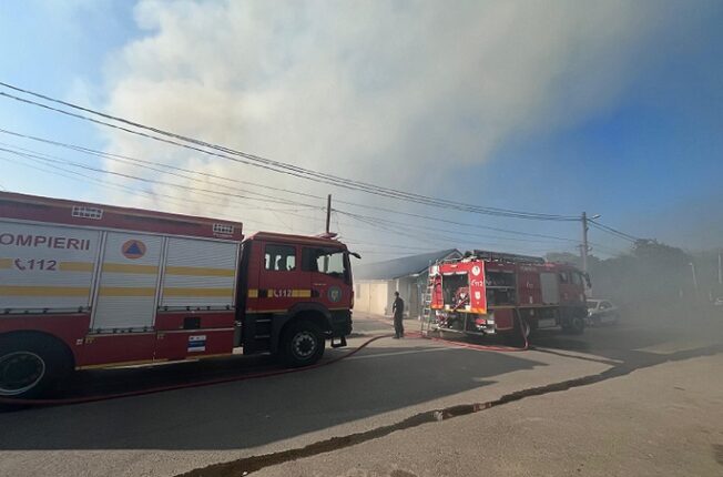 incendiu camin tulcea