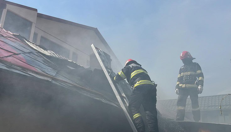 incendiu casa tulcea