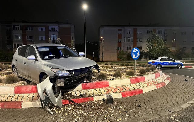 accident tulcea sens giratoriu