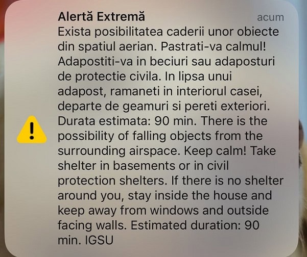 alerta extrema romania ucraina