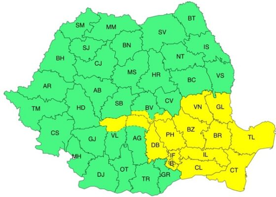 meteo noiembrie