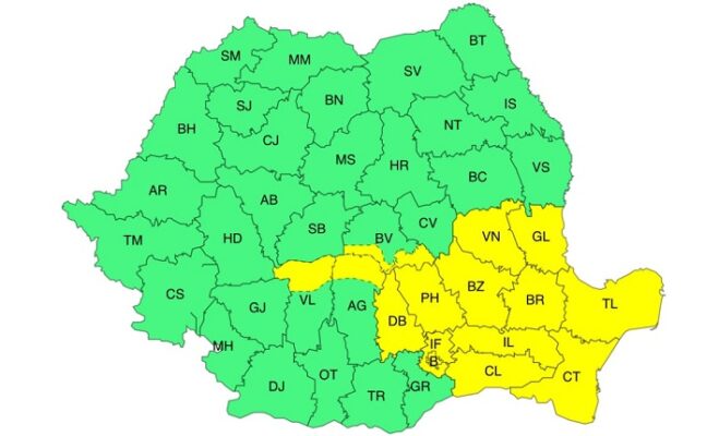 meteo noiembrie