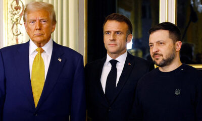 trump macron zelensky