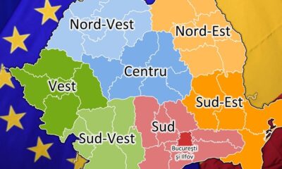 Romania regiuni de dezvoltare sursa Calea Europeana