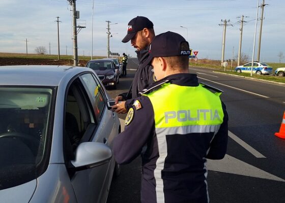 blocada Navodari politie