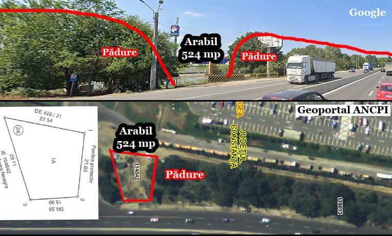 Agigea teren arabil mancat din liziera