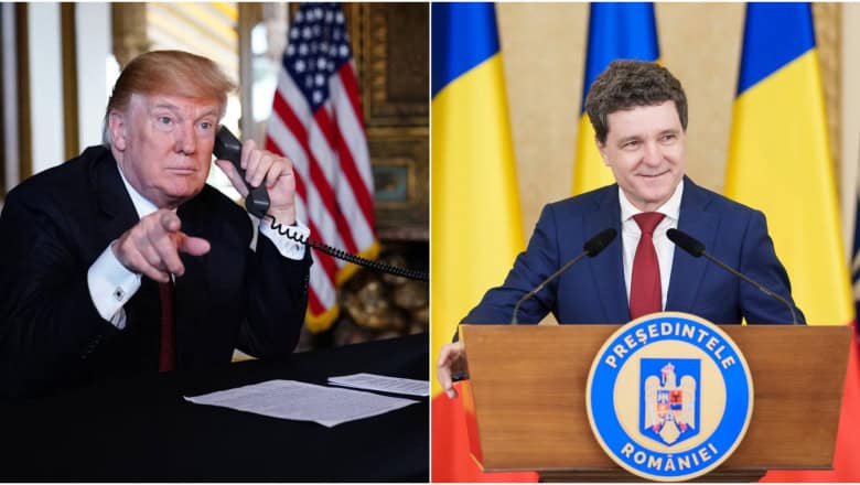 Nicusor Dan Donald Trump