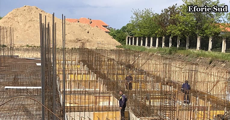 Park and ride Eforie Sud in constructie Park and ride Eforie Sud in constructie