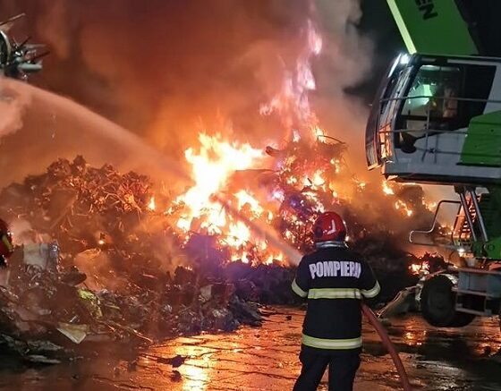 incendiu port