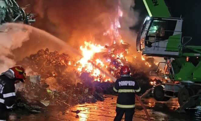 incendiu port