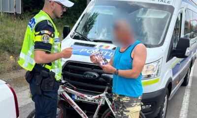 biciclist politist