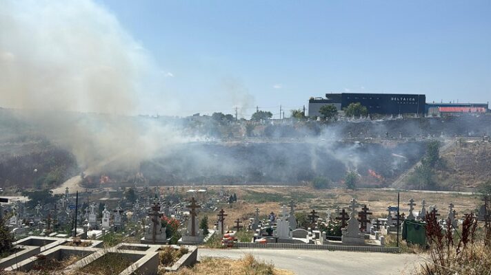 incendiu cimitir tulcea