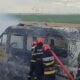 incendiu microbuz