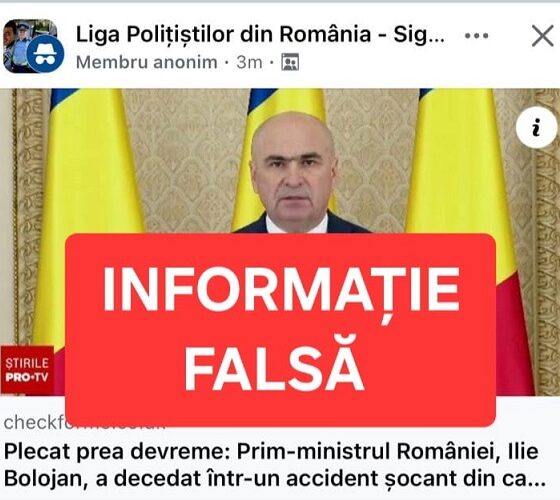 fake news Bolojan