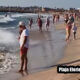 Steag Rosu pe plaja Eforie