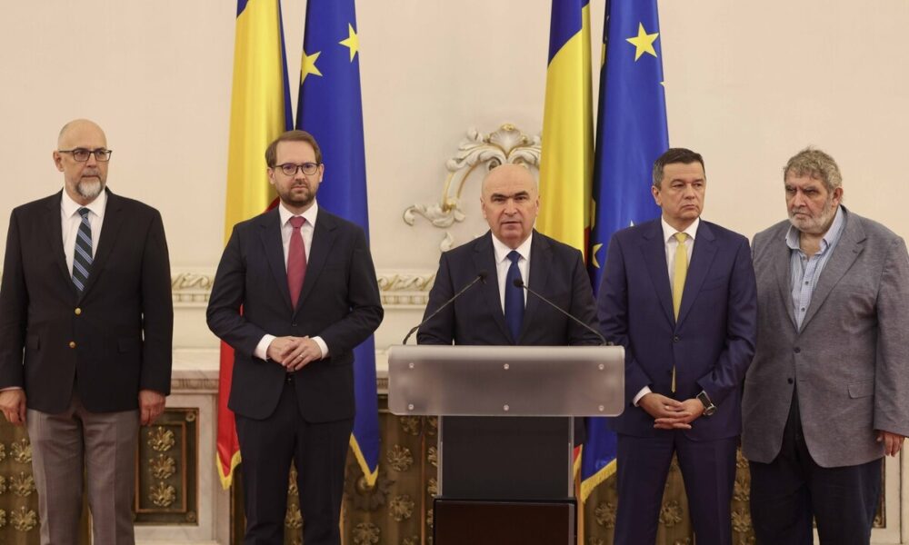 coalitie de guvernare Guvern Bolojan