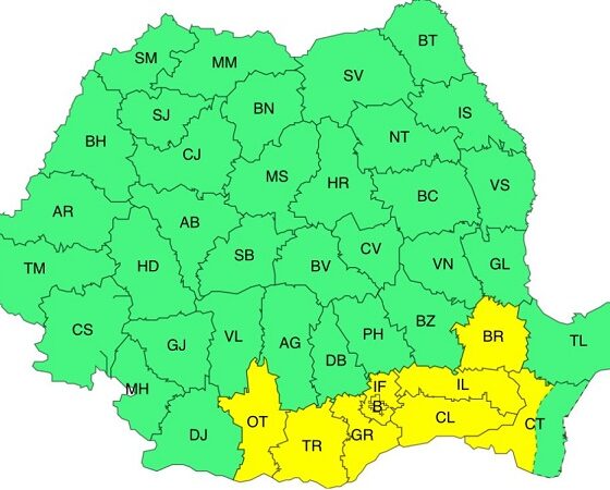 harta caldura Constanta