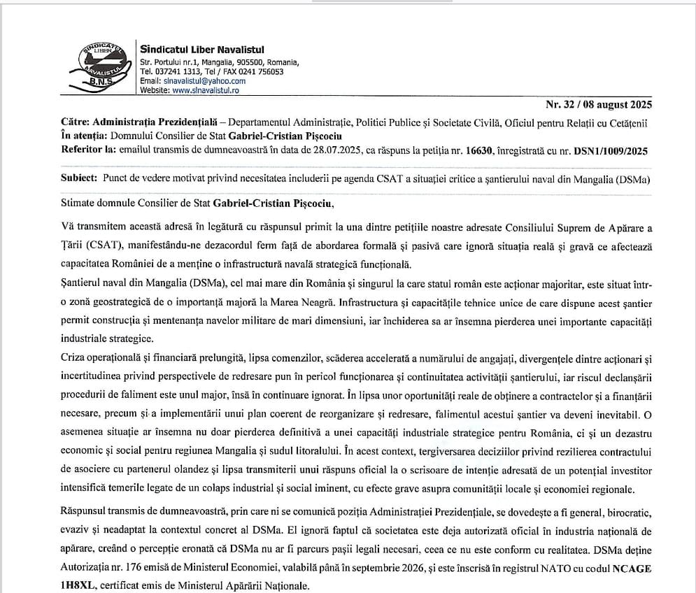 sindicatul navalistul