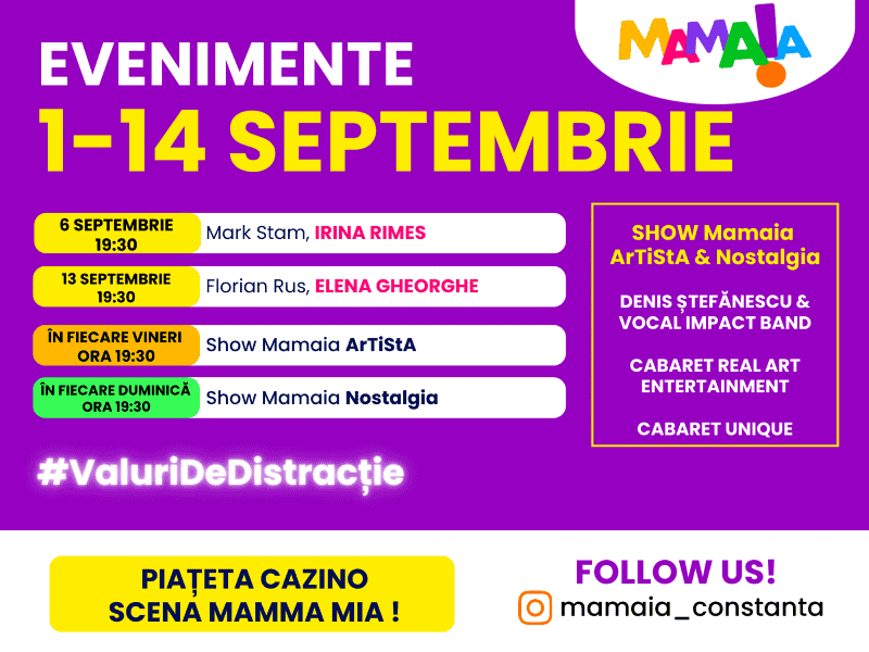 EVENIMENTE Septembrie