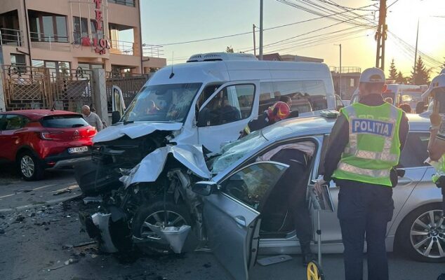 accident Mangalia plan rosu