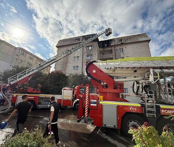 incendiu apartament