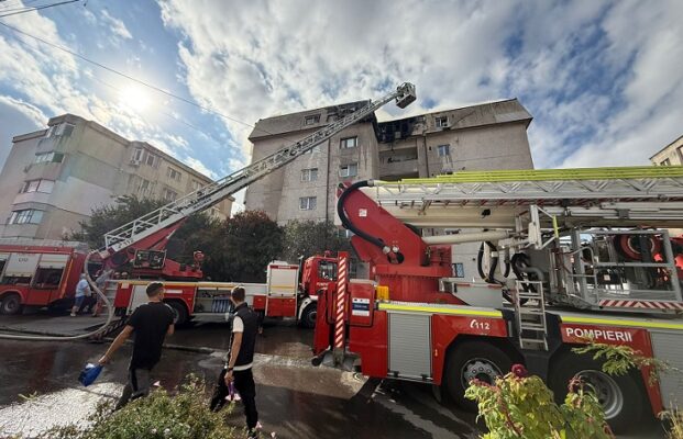 incendiu apartament