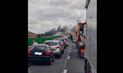 incendiu autostrada a