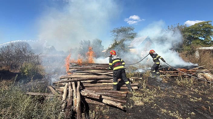 incendiu judetul Tulcea