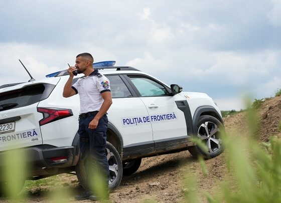 politist frontiera masina