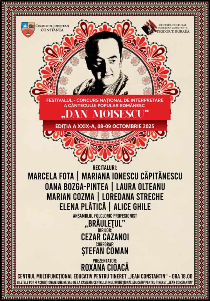 Afiș Festival Dan Moisescu