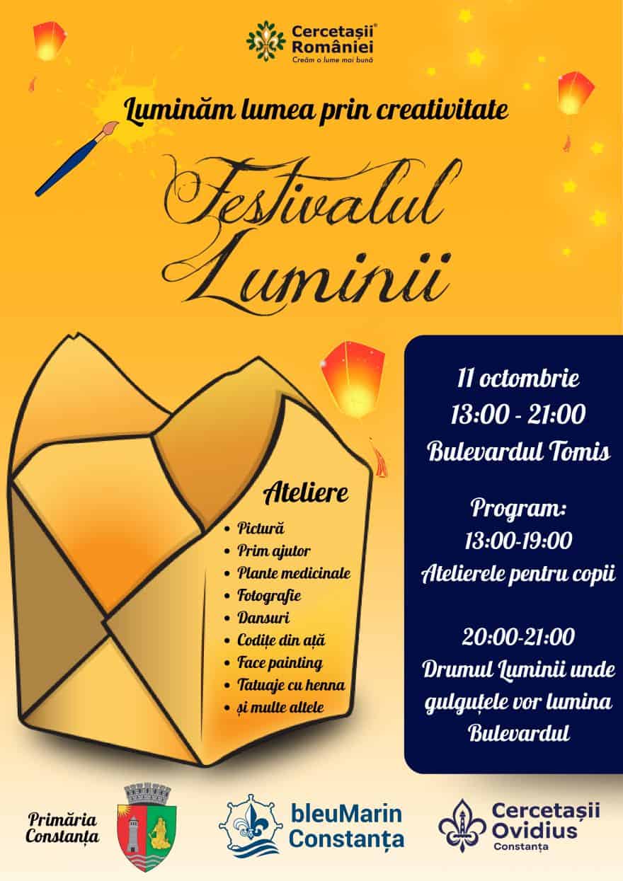 Afis Festivalul Luminii