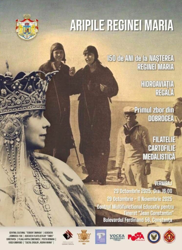 Afiș expoziție Regina Maria