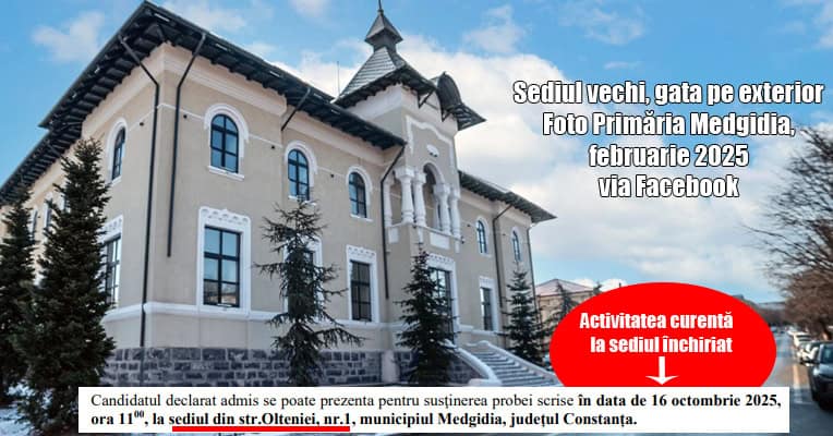 Sediul Primariei Medgidia