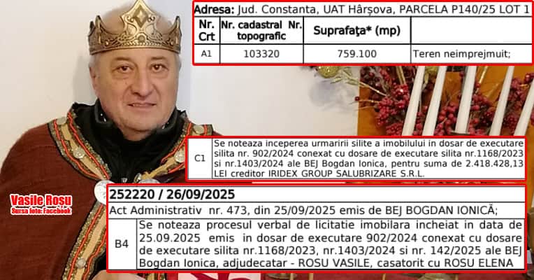 Vasile Rosu adjudecatar Pasunea Mare de la Puturoasa Harsova
