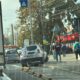 accident masina pe trotuar