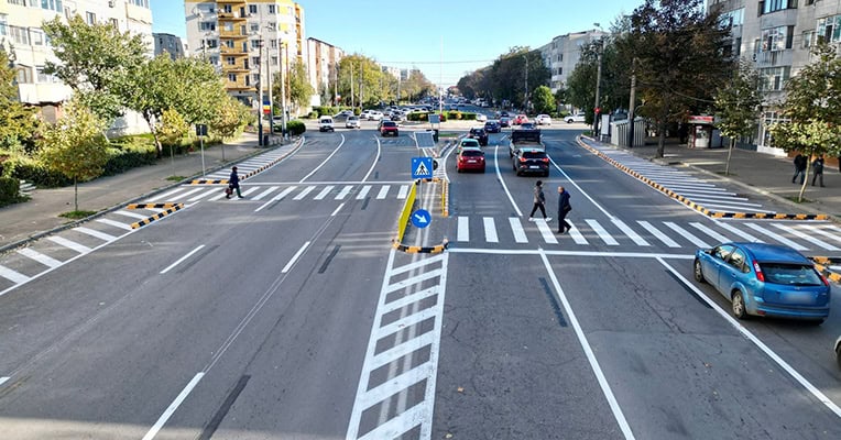 scuar trecere pietoni dezrobirii