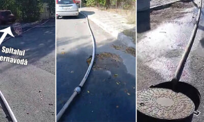 Cernavoda dejectii ale Spitalului eliminate artizanal