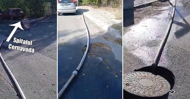 Cernavoda dejectii ale Spitalului eliminate artizanal