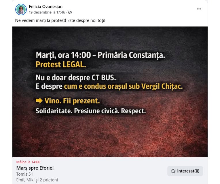 Ovanesian postare despre presiunea civica