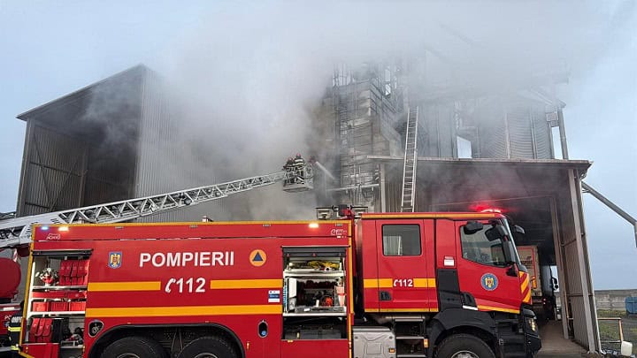 incendiu uscator Enisala